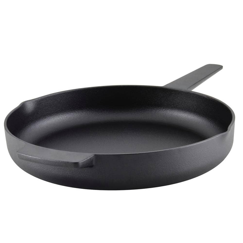 Anolon Hard Anodized Nonstick Mini Skillet/Frying/Egg Pan, Stainless Steel  Handle, (6.5), Gray