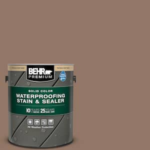 1 gal. #SC-147 Castle Gray Solid Color Waterproofing Exterior Wood Stain and Sealer