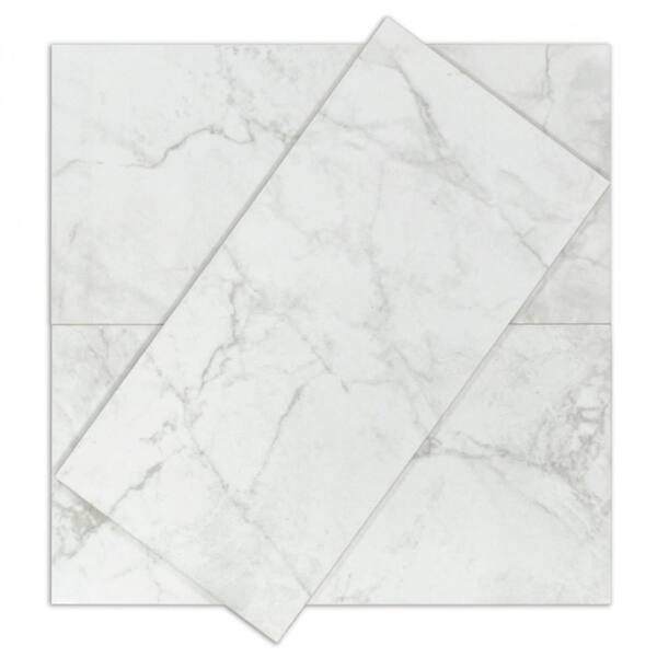 Ivy Hill Tile Jammu Gray And White 15 In X 30 In X 10mm Polished Porcelain Floor And Wall Tile 6 Pieces 18 16 Sq Ft Box Ext3rd101459 The Home Depot