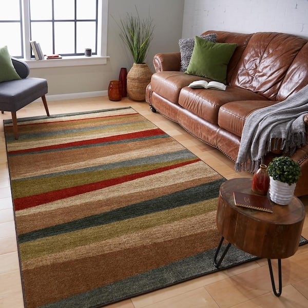 Ft Striped Area Rug, Mohawk Rugs Home Depot Canada