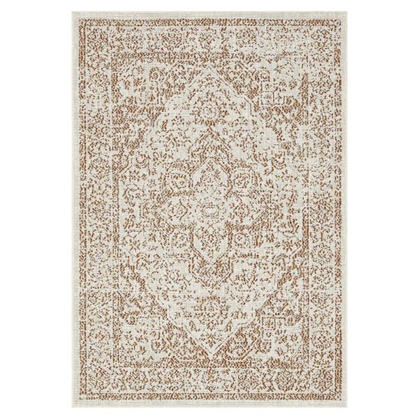 Zaria Brick 10 ft. x 13 ft. Indoor/Outdoor Area Rug