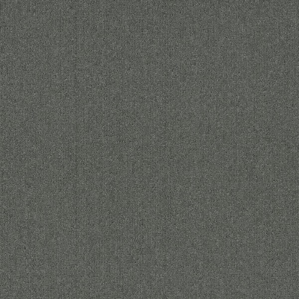 TrafficMaster Ramble On - Gatlin - Gray 20 oz. SD Polyester Loop Installed Carpet
