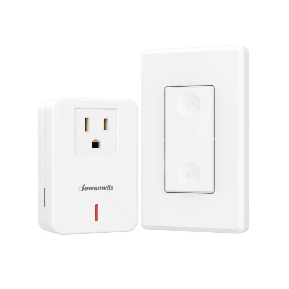 DEWENWILS Indoor Wireless Remote Control Outlet, Electrical Plug in on ...