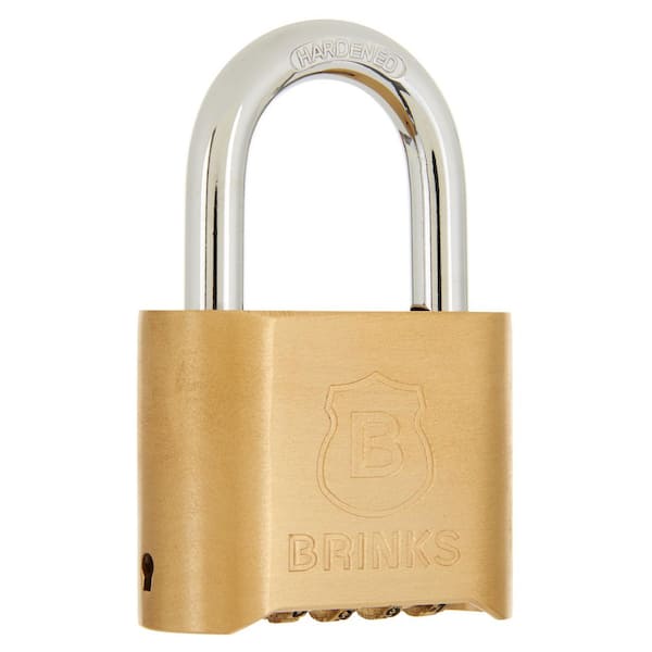 2-in. (50 mm) Solid Brass Body Resettable 4-Dial Combination Padlock