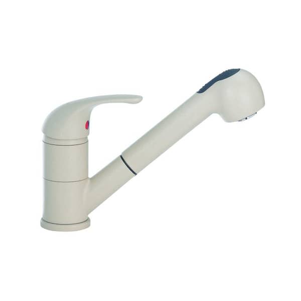 Blanco Torino Jr. Single-Handle Pull-Out Sprayer Kitchen Faucet In Biscotti