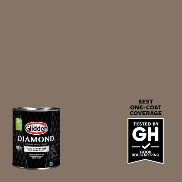 Glidden Diamond 1 qt. PPG1020-6 Wicker Basket Semi-Gloss Interior Paint with Primer