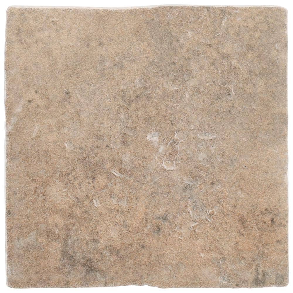 Taupe Textured Ceramic Wall Tile for Bathroom and Kitchen