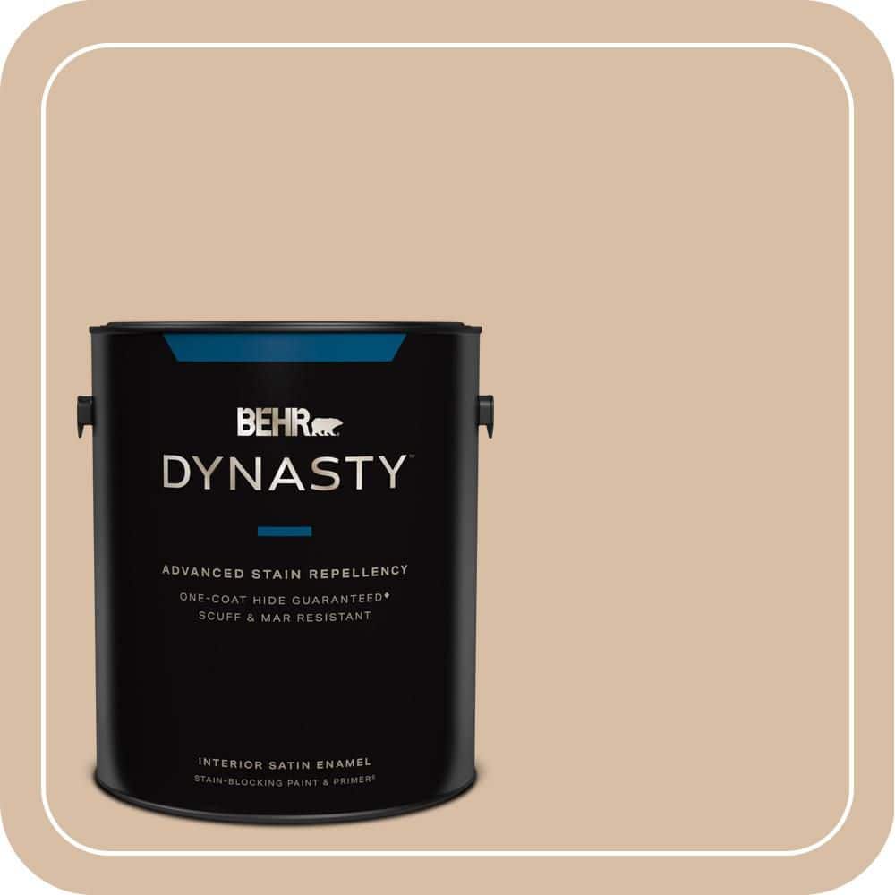 1 gal. #PPH-15 Nut Flavor One-Coat Hide Satin Enamel Interior Stain-Blocking Paint and Primer price history on PriceWatchPro
