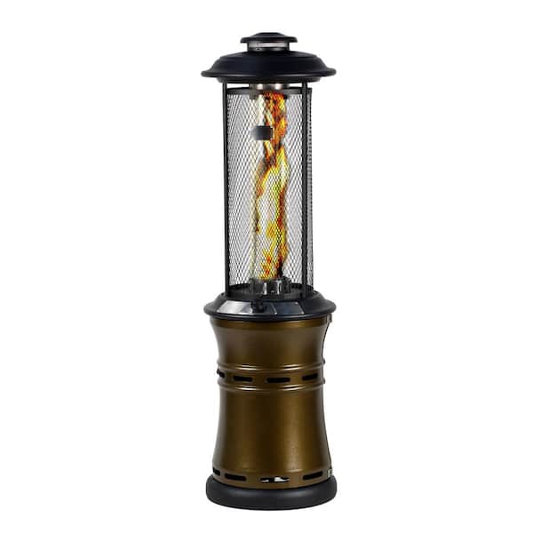 36,000 BTUs Outdoor Gas Patio Heaters Floor-Standing, Dancing Flame, Retractable Commercial
