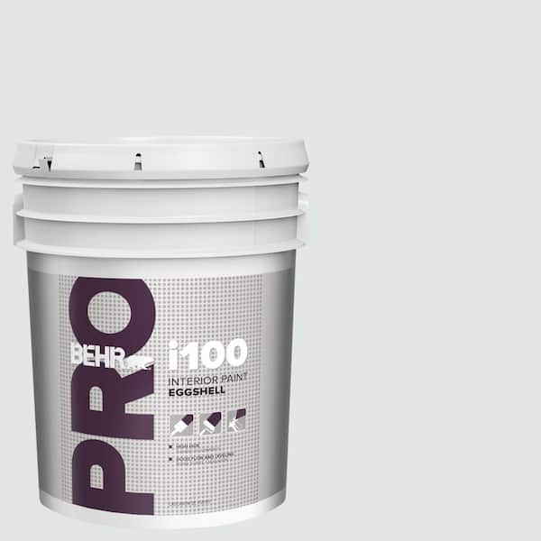 BEHR PRO 5 gal. #BL-W02 Ice Sculpture Eggshell Interior Paint