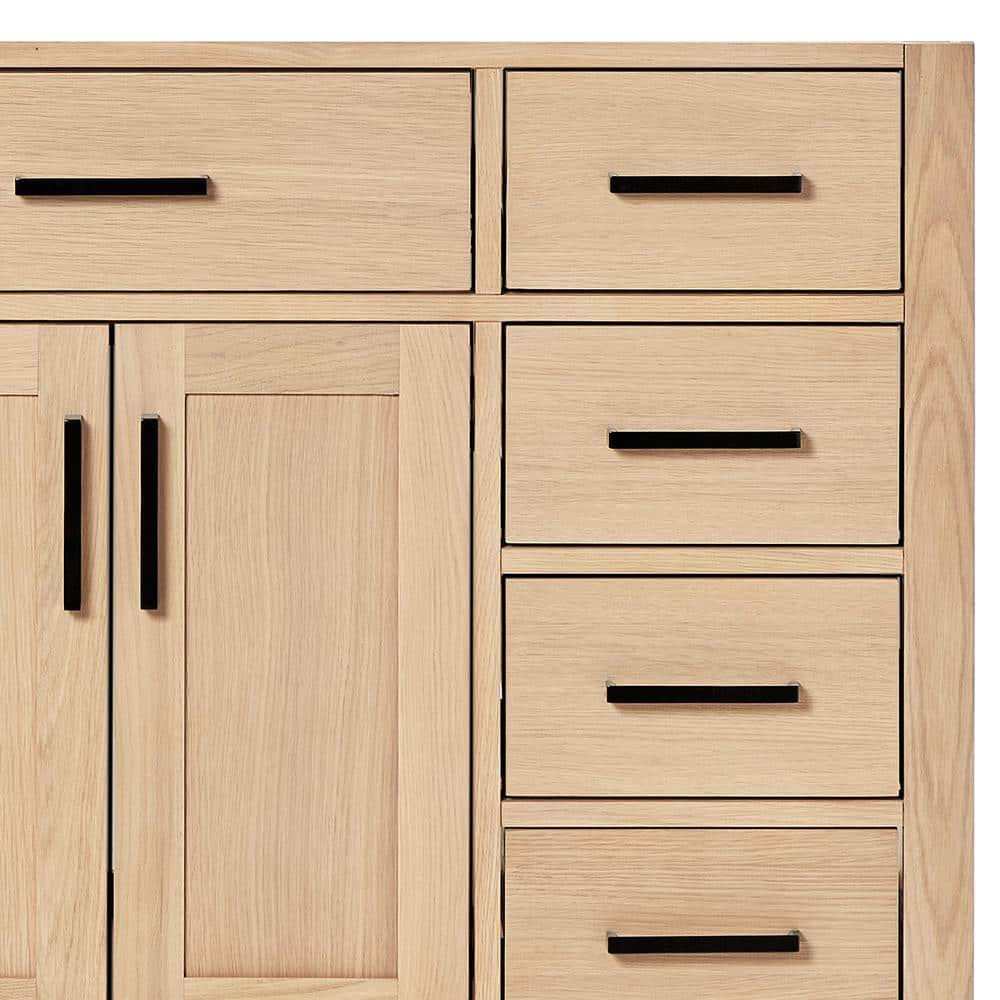 Hepburn 60" Light Oak Freestanding Bathroom Vanity Base
