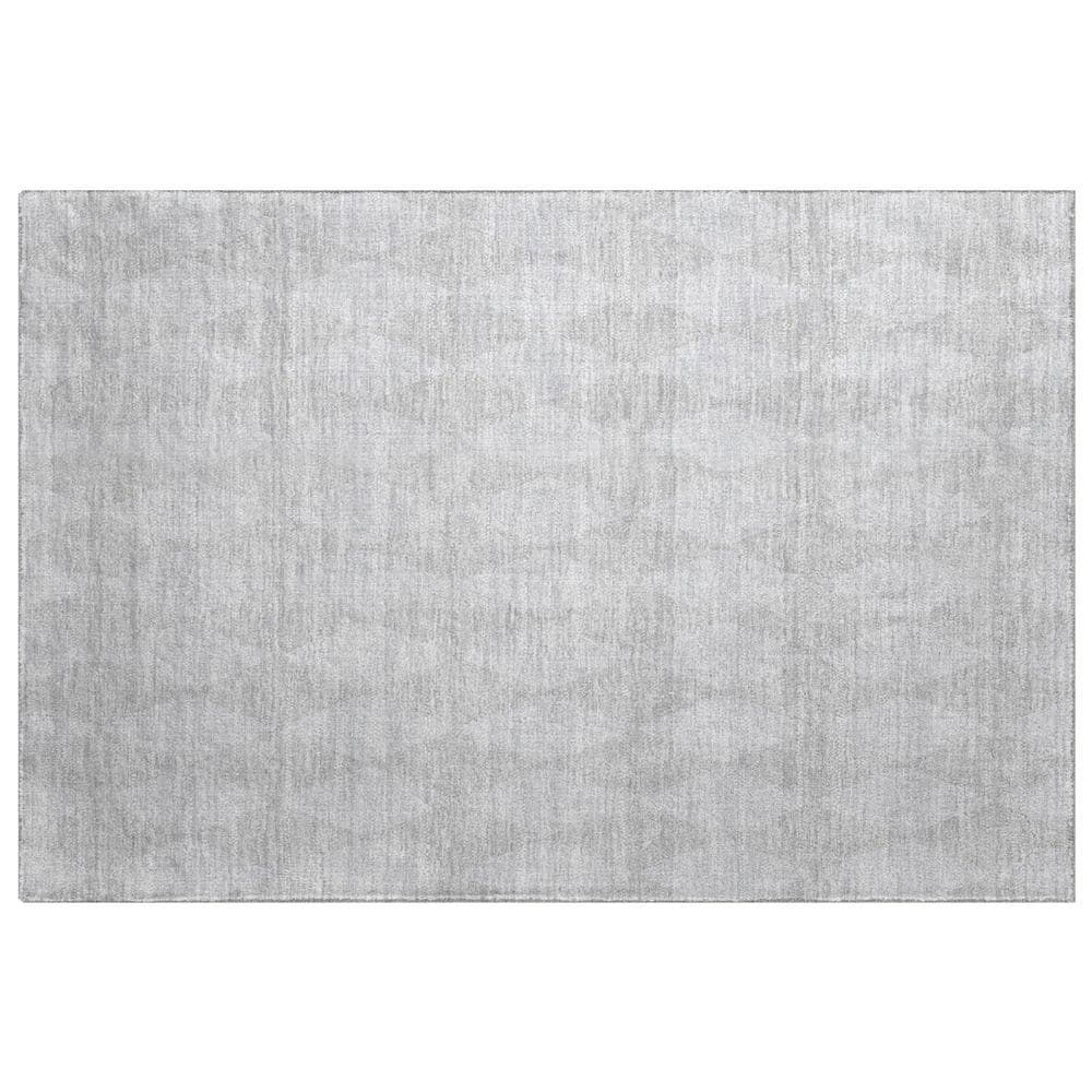 Dream Shag Premium Machine Washable Abstract ADS578 Pewter 3 ft. x 4 ft. Area Rug price history on PriceWatchPro