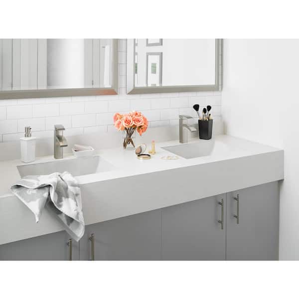 5 ft. x 12 ft. Laminate Sheet in White Twill with Matte Finish