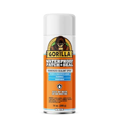 Gorilla 14 oz. White Waterproof Patch and Seal Spray 104054