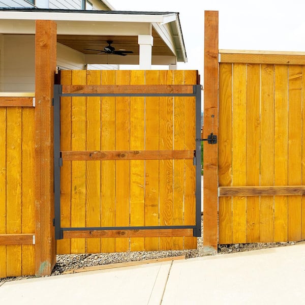 Gate Building Kit, Fits 40 to 72 in. Wide Openings, Up from 4 to 5 ft High Fence, Adjustable Gate Building Kit, Anti Sag