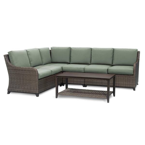 sunbrella sectional set