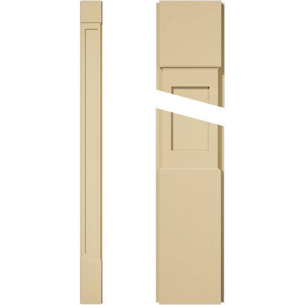 Ekena Millwork 2 in. D x 8 in. W x 108 in. L Primed Polyurethane Pilaster 1-Pack