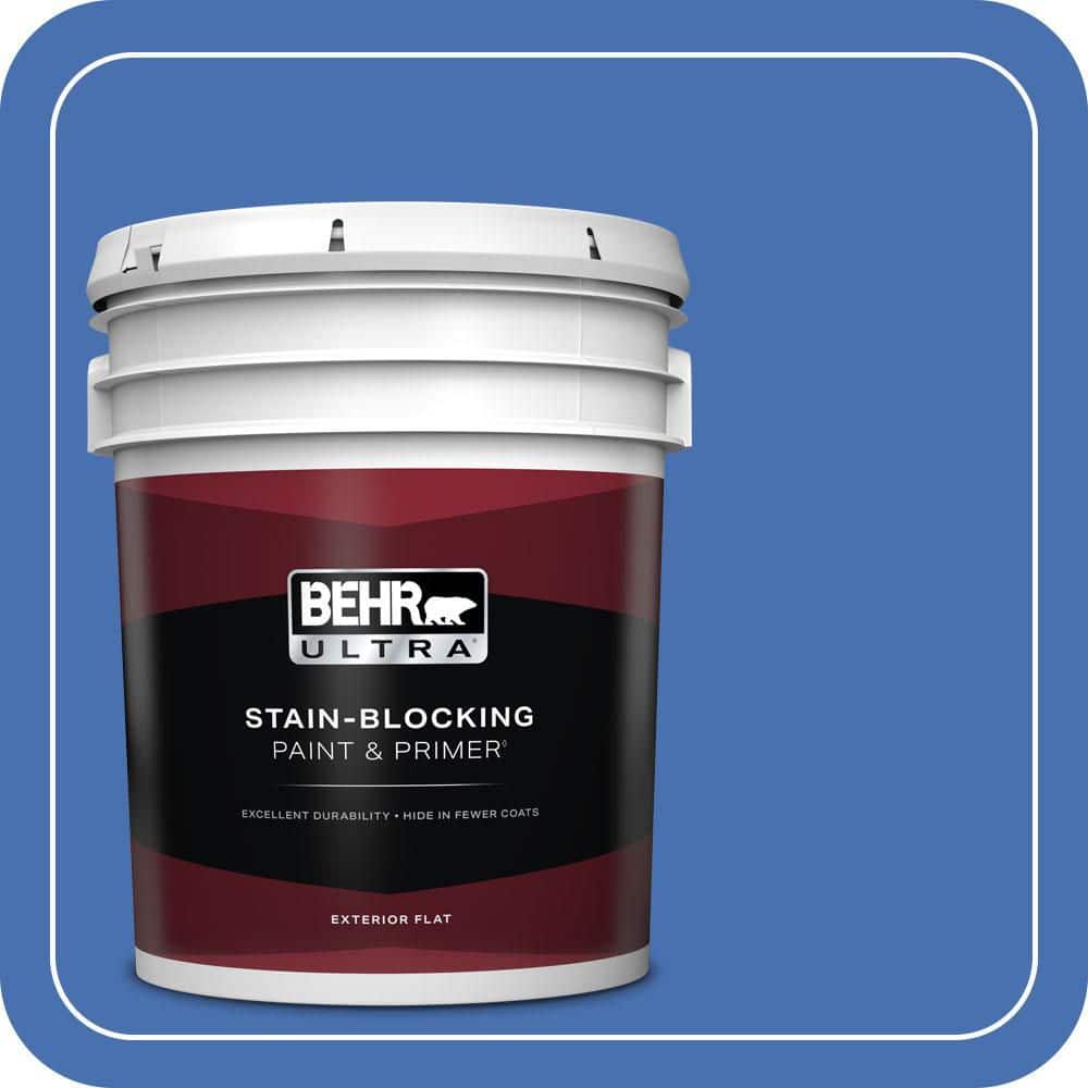 5 gal. Home Decorators Collection #HDC-SM16-07 Croquet Blue Flat Exterior Paint & Primer price history on PriceWatchPro