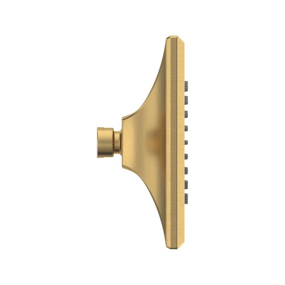 Brushed Gold Square Wall Mounted Rain Shower Head