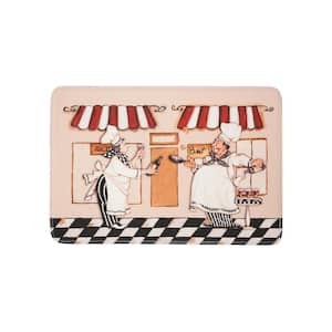 Break time Chef Rectangle Kitchen Mat 22in.x 35in.