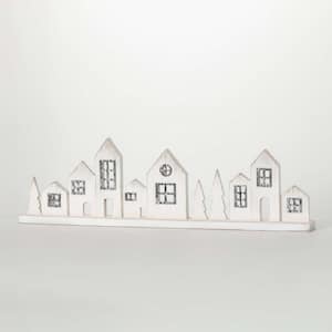 31.5 in. Christmas Wood Silhouette Winter Village