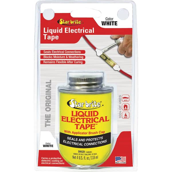 Star brite 4 oz. Liquid Electrical Tape - White
