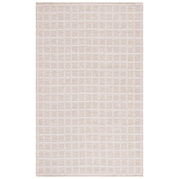 Montauk 8 ft. x 10 ft. Beige/Ivory Tile Lattice Area Rug