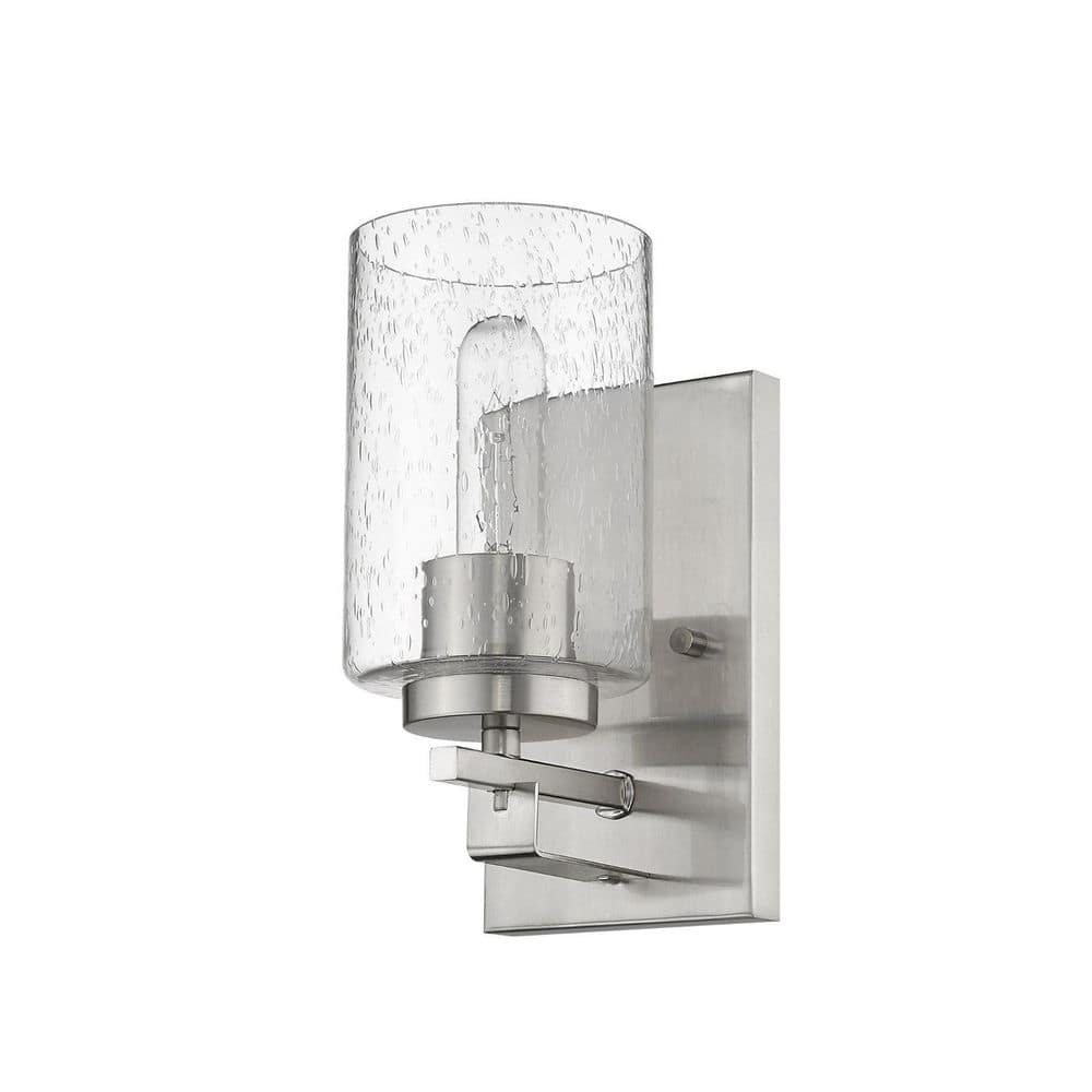 8.75 in. Clear Indoor Hardwired Sconce with No Bulbs Included price history on PriceWatchPro