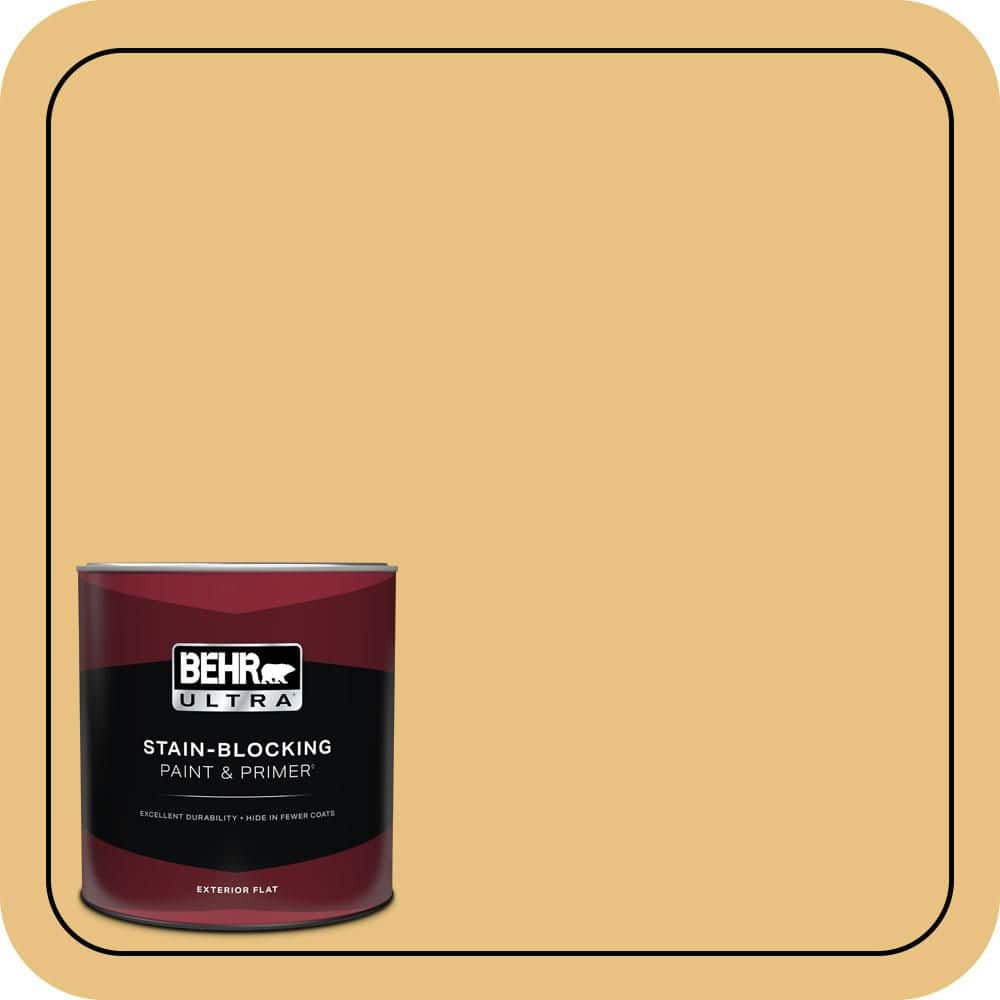 1 qt. #340D-4 Honey Bear Flat Exterior Paint & Primer price history on PriceWatchPro