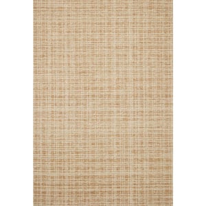 Chris Loves Julia x Loloi Polly Straw/Ivory 5 ft. x 7 ft. 6 in. HandTufted Modern Area Rug
