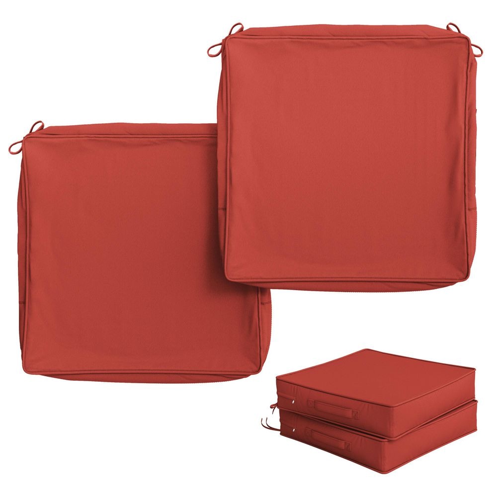 18.5 in. x 16 in. (2-Pack) Slipcover Repacement Outdoor Fade and Splash Resistant Couch Seat Cushion Cover Terra price history on PriceWatchPro
