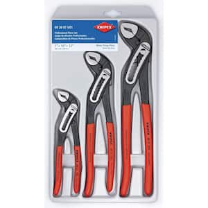 7, 10, and 12 in. Alligator Water Pump Pliers Set (3-Piece)