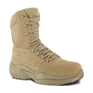 8 in. Men's Rapid Response RB RB8894 Stealth Boot - Comp Toe - Desert Tan 11.5M With Side Zipper