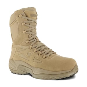 8 in. Men's Rapid Response RB RB8894 Stealth Boot - Comp Toe - Desert Tan 10M With Side Zipper