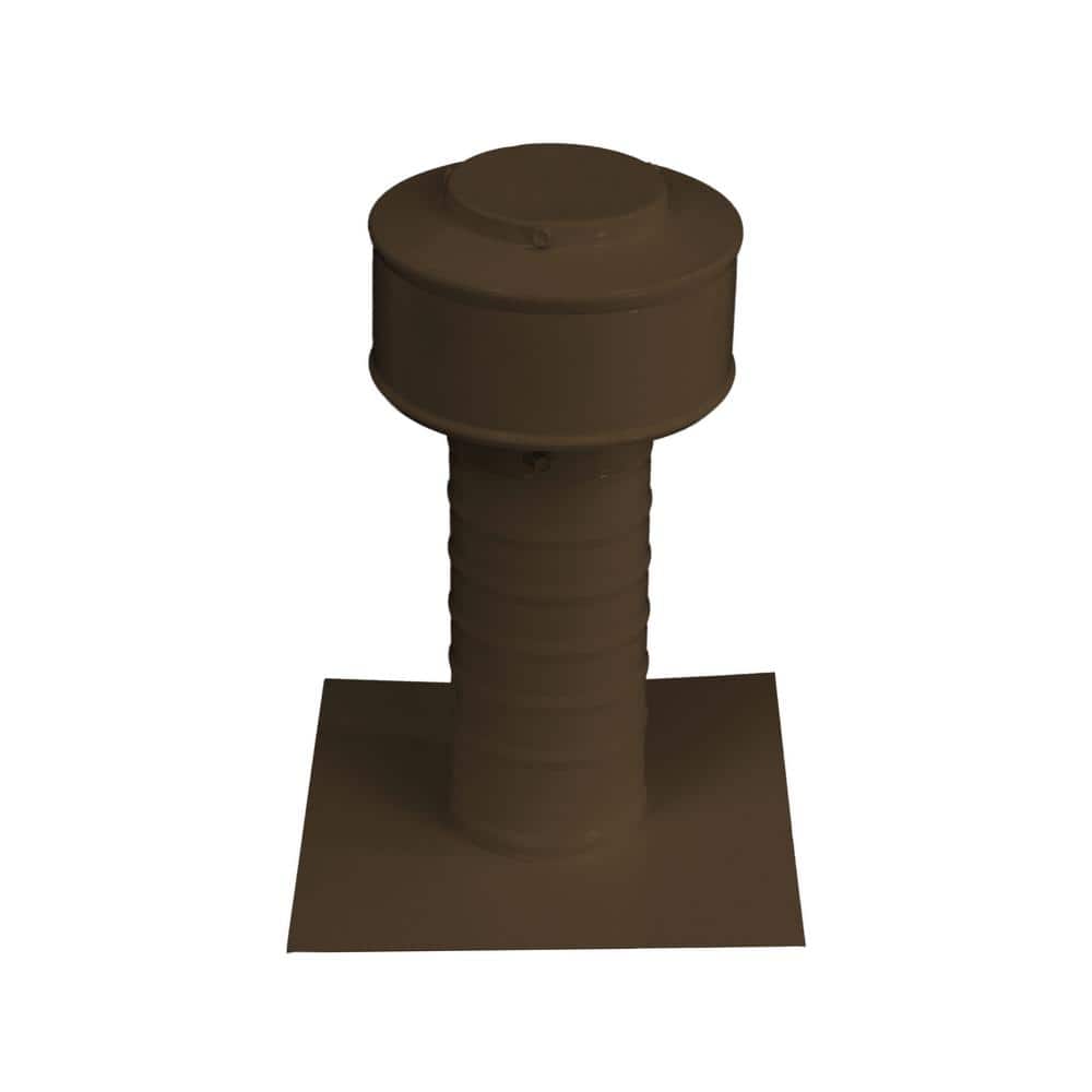 Keepa Vent 3 in. Dia Aluminum Roof Vent for Flat Roofs in Brown KV3BR The Home Depot