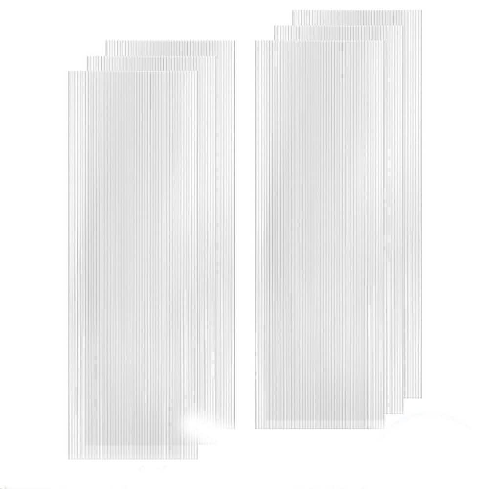 Uv Protected Windows For Homes With Greenhouses Reference: N A 6 Ft X 2 Ft 6 Pieces Polycarbonate