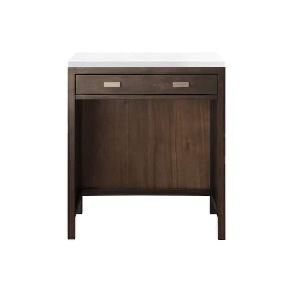 James Martin Vanities Addison 30.0 in. W x 23.5 in. D x 34.4 in H. Vanity Side Cabinet in Mid Century Acacia