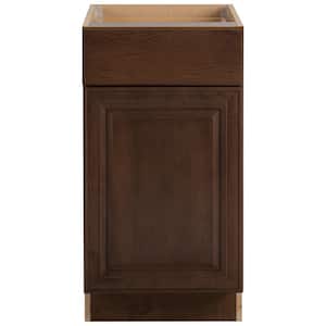 Benton Assembled 18x34.5x24 in. Base Cabinet with Soft Close Full Extension Drawer in Butterscotch
