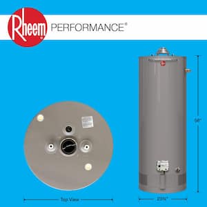Performance 55 Gal. Tall 6-Year 50,000 BTU Natural Gas Tank Water Heater