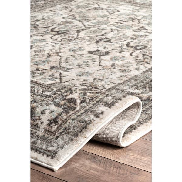 nuLOOM Alexandria Vintage Persian Area Rug 5' x 8' Cream nuLOOM Alexandria Vintage Persian Area Rug 5' x 8' Cream