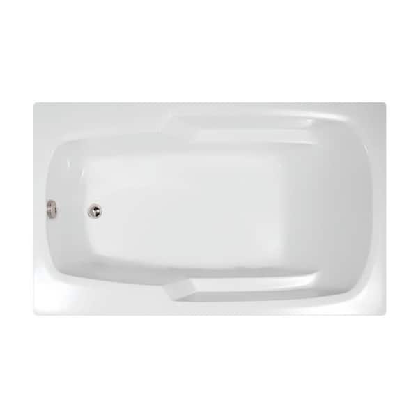 Hydro Systems Studio 60 in. Acrylic Rectangular Drop-in Air Bath Bathtub in White