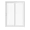 JELD-WEN 60 in. x 80 in. V-4500 White Vinyl Left-Hand Full Lite Sliding Patio Door THDJW155900175