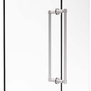 Contemporary 18 in. Back-to-Back Shower Door Pull in Polished Chrome