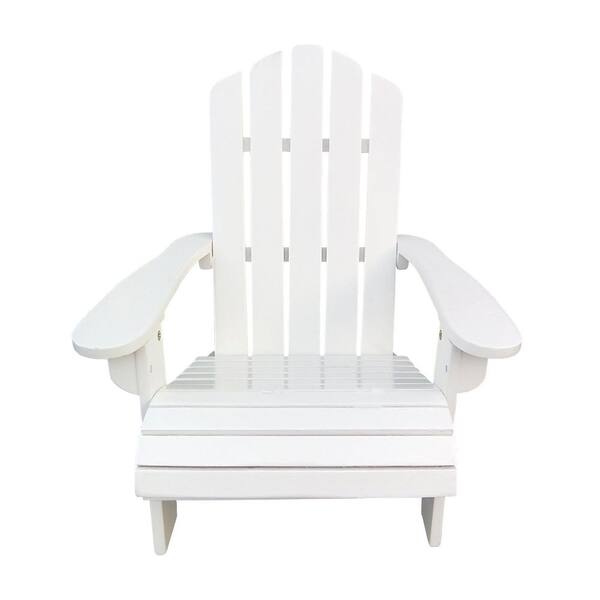 White Wood Adirondack Chair (Set Of 1) WITTE-LK - The Home Depot