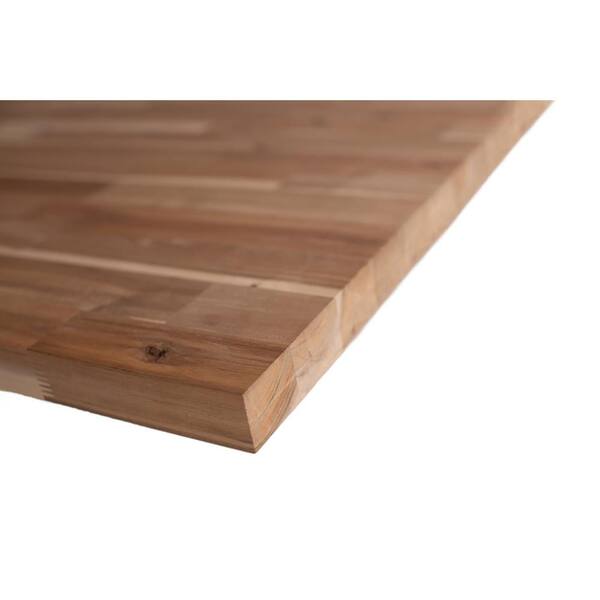 Williamsburg Butcher Block Co. Unfinished Essential Acacia 8 ft. L x 25 in. W x 1-1/2 in. Th Butcher Block Countertop, USD/Box