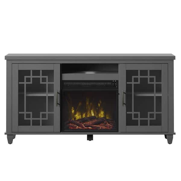 Twin Star Home 54.5 in. Freestanding Electric Fireplace TV Stand in