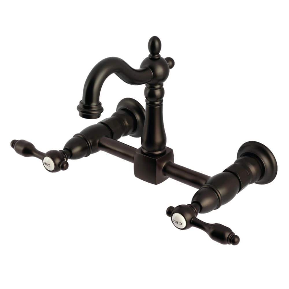 Tudor 2-Handle Wall-Mount Standard Kitchen Faucet in Oil Rubbed Bronze price history on PriceWatchPro