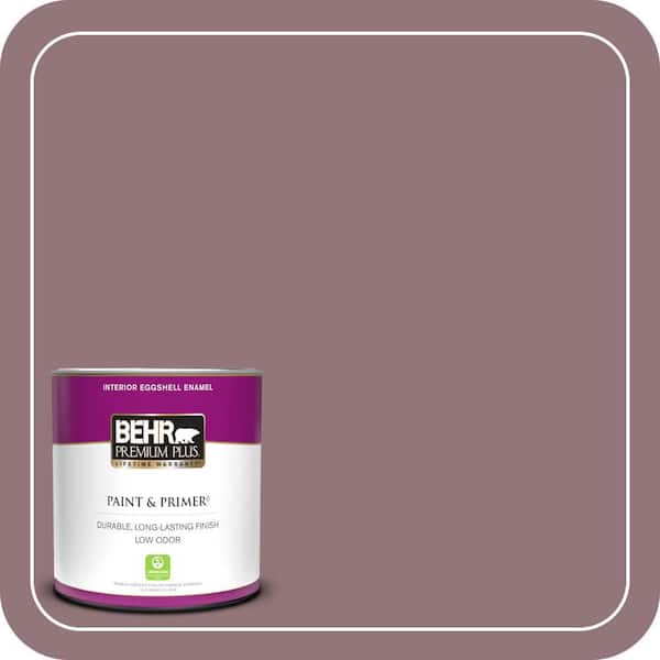 BEHR PREMIUM PLUS 1 qt. #110F-5 Phantom Hue Eggshell Enamel Low Odor Interior Paint & Primer