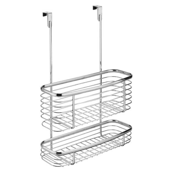 interDesign Axis Over the Cabinet Storage Basket in Chrome