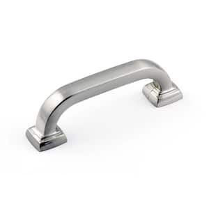 Vaughan Collection 3 in. (76 mm) Brushed Nickel Transitional Cabinet Bar Pull
